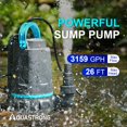 thumbnail image 4 of Bomba de sumidero AQUASTRONG 1/2 HP 3159 GPH automática, 4 of 7