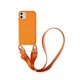 thumbnail image 1 of Funda de teléfono con cordón de silicona para iPhone 12 13 11 14 Pro Max 7Plus X XR XS Max Ultra con correa para el cuello, cordón cruzado para collar Tan Jianjun unisex, 1 of 2