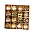 thumbnail image 4 of Juego de Bolas navideñas de 36 piezas BLESIY Adorno colgante Oro, 4 of 8