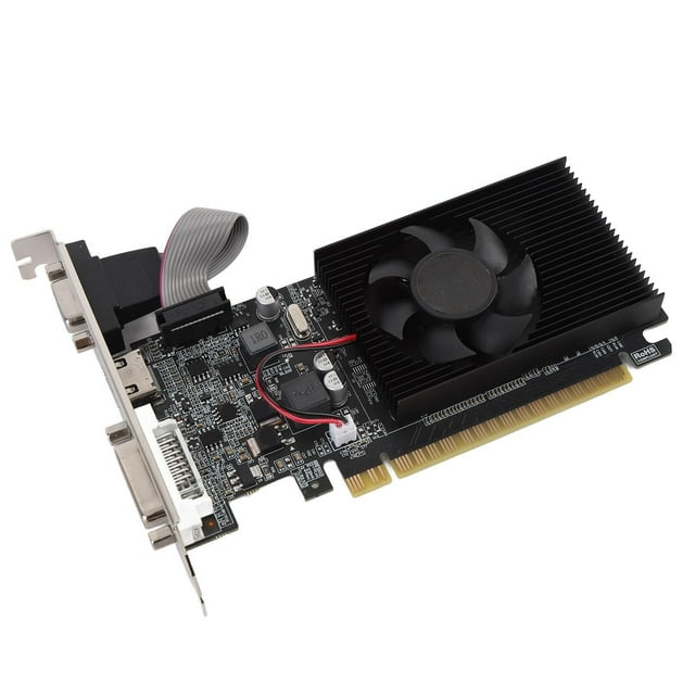 Tarjeta Gráfica, Tarjeta de Video de JUEGO VGA DVI HD Interfaz Multimedia 64 bits para PC