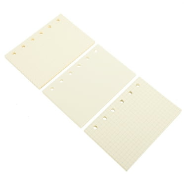 unbranded 3 Books Paper for Mini Binder Loose-leaf Notebook Refill
