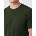 thumbnail image 4 of 4 Pack Men's Cotton Pocket T Shirts Crew Neck Short Sleeve Athletic Gym, 4 of 7