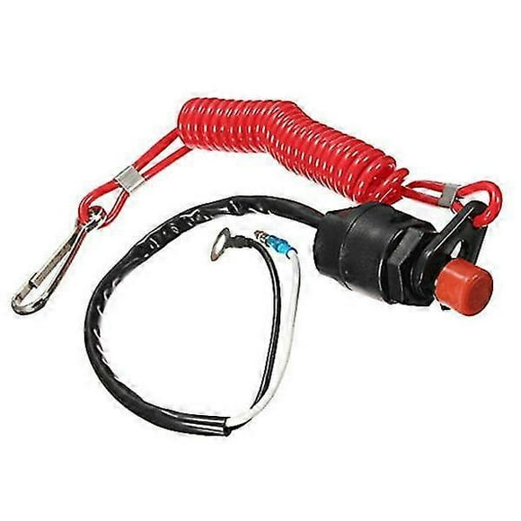 Boat Motor Emergency Kill Stop Switch for /Tohatsu Outboard Stop Kill Switch Cut Off Switches with