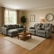 thumbnail image 2 of Set Sala Estancia, Sala Caprice Gris + Reclinable doble Ferrata Gris, 2 of 9