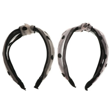 2pcs Twisted Knot Headbands Fashion Hair Hand Polka Dot Hair Accessories