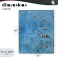 thumbnail image 4 of Stupell Industries Contemporary Leisurely Surfers on Sea Canvas Art, 16 x 20, by Jesse Keith, 4 of 8