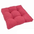 thumbnail image 3 of 19-inch Squared Microsuede Tufted Dining Chair Cushion - Aqua Blue, 3 of 5
