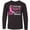 AB-Black, variant on Inktastic Breast Cancer Awareness Nobody Fights Alone Pink Ribbon Long Sleeve Youth T-Shirt