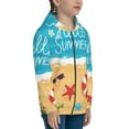 thumbnail image 5 of Kdxio Hello Summer1 Pattern Kids Boys Girls Zip Up Hoodie 3D Printed Hooded Sweatshirt Hoody Coat with Pocket 7-12 Y-Small, 5 of 6