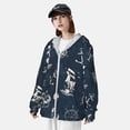 thumbnail image 5 of Gaeub Vintage Marine Men's and Women's UPF 50+ Long-Sleeved Sun Protection Clothing, Fishing Shirt Long Sleeve Zip - 3X-Large, 5 of 9