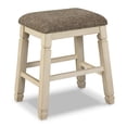 thumbnail image 2 of Signature Design by Ashley Bolanburg Farmhouse 24" Counter Height Upholstered Barstool, Set of 2, 2 of 6