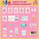 thumbnail image 5 of Slime Kit Funewest Mini Ice Cream Fluffy Butter para niñas de 8 a 12 años, 5 of 6