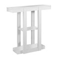 thumbnail image 2 of Table d'appoint Monarch Specialties en blanc, 2 of 2