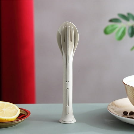 

Corashan Tableware Three-in-one Knife Fork Spoon Portable Tableware Three-piece Tableware Set Gift(Buy 2 get 1 Free)