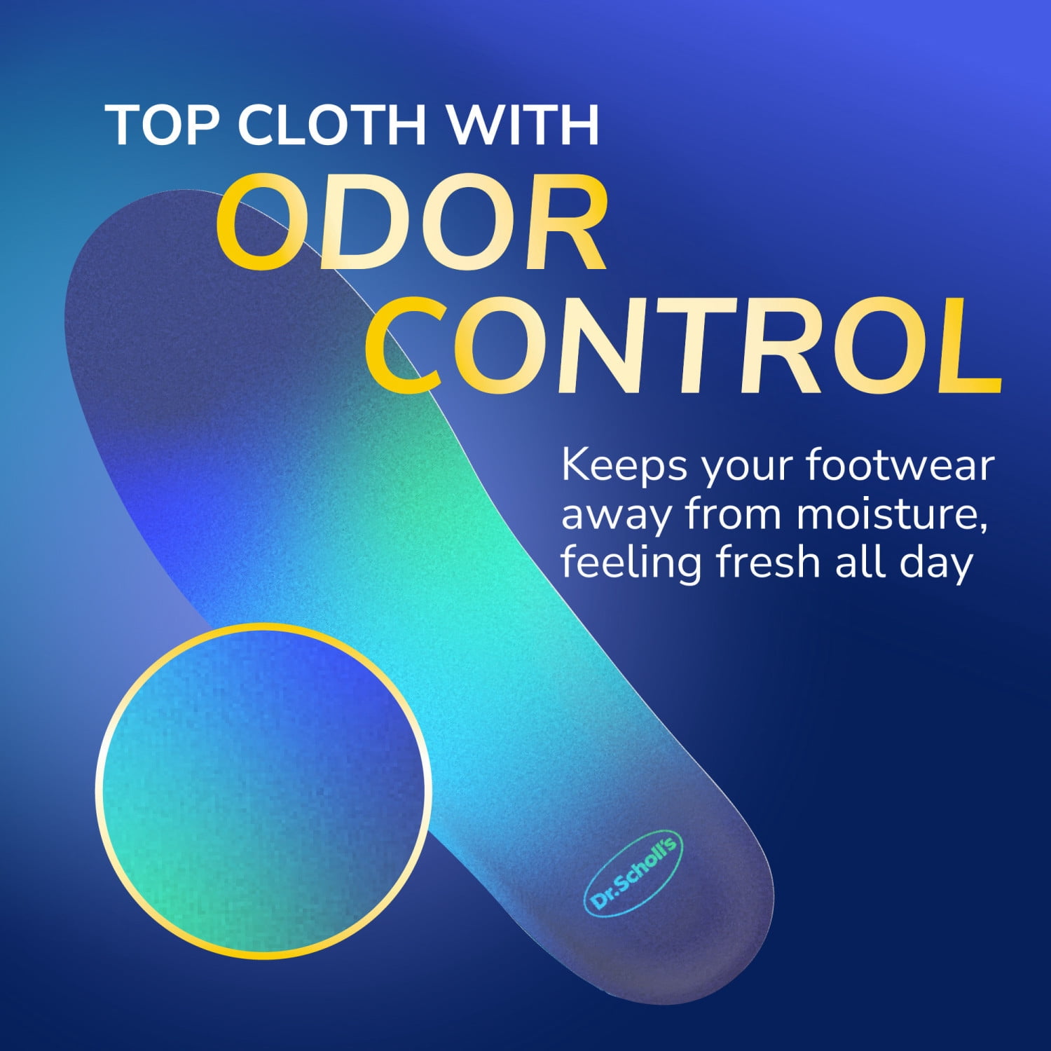 (2 pack) Dr. Scholl’s Adapts To You Insoles for Women, with Self-Molding Foam Technology – Clinically Proven to Adapt to Your Feet, Flexible Arch Support Inserts, Shock-Absorbing, Podiatrist-Tested, Size 6-10