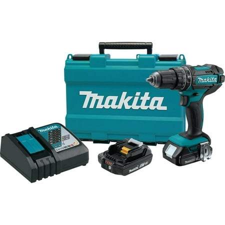 Makita-XPH10R 18V Compact Lithium-Ion Cordless 1/2 in. Hammer