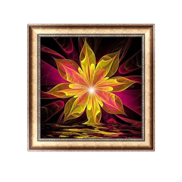 Colorful Diamond Painting Rhinestone Embroidery Needlework Colorful diamond DIY Stitchwork Drawings Cross-stitch Pictures Office Decor
