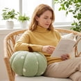 thumbnail image 5 of Cute Wavy‑Point Plush Pumpkin Throw Pillow, Soft Stuffed Pumpkin Doll, Decorative Desktop Ornament for Halloween Thanksgiving Home Decor and Holiday Gifting, 5 of 6