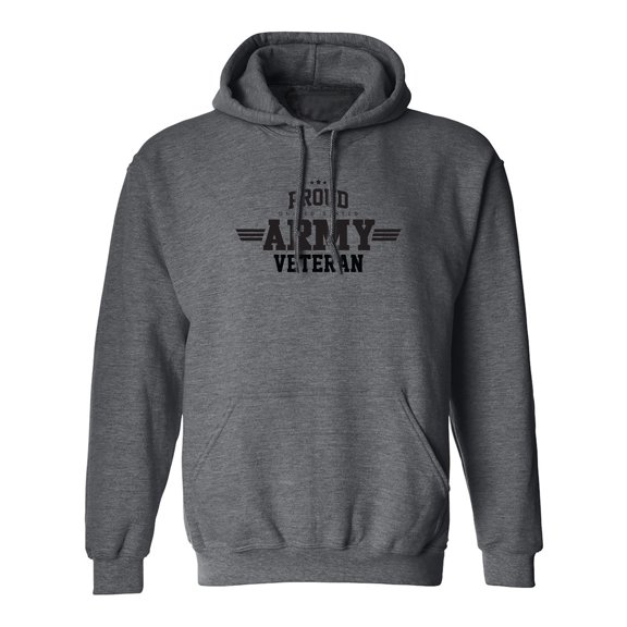Proud United States Army VETERAN Adult Hooded Sweatshirt