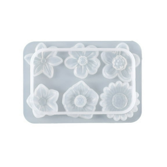 3D Crown Flower Patch Decor Mold Epoxy Resin Silicone Mold Jewelry Casting
