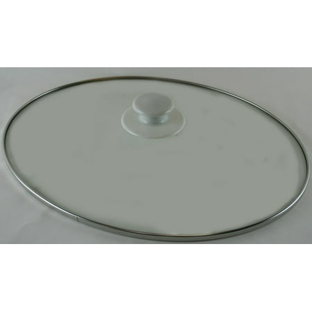 Farberware Replacement Lids - Replacement Oval Slow Cooker Glass Lid Crock Pot Lid Rival SCVP609-KLS