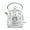 Elveden White, variant on VQ - Laura Ashley 1.7L Dome Kettle - Elveden Navy
