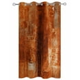 thumbnail image 2 of nqOlkjepod Outdoor Curtains for Patio Waterproof, Burnt Orange Outdoor Privacy Panels Grommet, Retro Oil Painting Modern Abstract Art Aesthetics Blackout Outside Curtains for Porch 54"x84", 1 Panel, 2 of 8