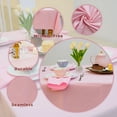 thumbnail image 6 of JYFLZQ Pink Tablecloth 60''x 120'' Rectangle Table Cloth for 6 Foot Tables Stain Resistant Table Cover, 6 of 7