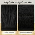 thumbnail image 2 of Haperlare Area Rug Extra Large 10'x13' Fluffy Rugs Shag Rugs for Living Room Bedroom Furry Rugs Shaggy Rug Home Decor Rug Carpets, Black, 2 of 7