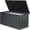 100 Gallon (Dark Gray), variant on YINGYUE 200 Gallon Oversized Waterproof Galvanized Steel Deck Storage Box, Lockable Patio Bin with Hydraulic Support Rods & Rolling Casters Dark Brown