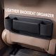 thumbnail image 2 of Organizador para asiento trasero de coche, bolsa de almacenamiento multifuncional para respaldo de asiento, respaldo de cuero, 2 of 7