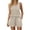 Beige, variant on Women's Slim Fit Casual Two Piece Suit Top with Elastic Waist Trousers Daily Outfit Set