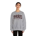 thumbnail image 3 of Paris France Euro Trip Vacation Sweatshirt, Gifts, Crewneck, 3 of 7