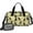 Dachshund Footprint, variant on Women Men Gym Bag,Dachshund Footprint Small Duffle Bag Spend the Night Bags for Women with Shoes Compartment Washbag,Detachable Shoulder Strap,19.7x8.3x11 Inches