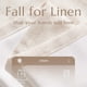 thumbnail image 4 of Cortinas Jinchan de Lino con Forro, 213 cm de Largo, Set de 2 Paneles Beige, 4 of 5