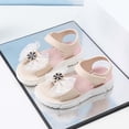 thumbnail image 6 of Xijirk Girls Glitter Beaded Sandals Soft Soles Summer Children Shoes for Casual Wear,8-9 Years, 6 of 7