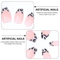 thumbnail image 4 of 48PCS Prensa francesa sobre clavos falsas Hermosas uñas falsas decoraciones de uñas creativas, 4 of 6