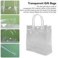 thumbnail image 4 of Bolsas De Regalo Transparentes, Bolsas Prácticas Multifuncionales De Gran Capacidad Para Papel De Regalo De PVC Para Dulces, 4 of 7
