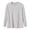 Grey, variant on GEWSEY Mens Long Sleeve Shirt - Soft Casual Full Sleeves Crew Neck T Shirts for Men (Navy, XL)