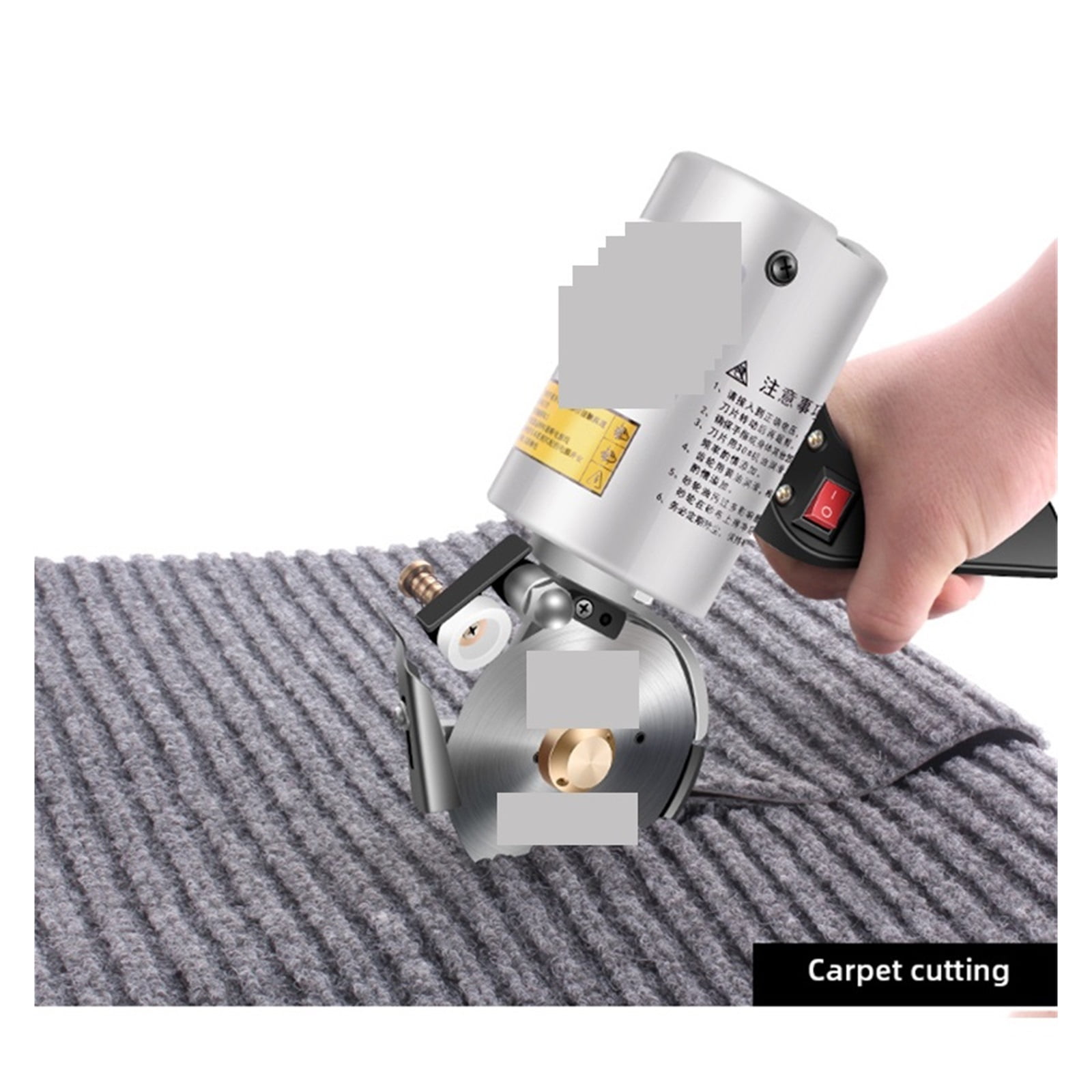 Clothing Electric Scissors Cloth Cutter Fabric Cutting Machine Fabric Round Knife Cutting Machine Electric Hand Push Scissors ,Sharp & Durable
