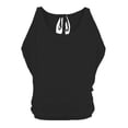 thumbnail image 1 of THREE Out Tops con hombros descubiertos para mujer, blusa suelta de verano, camisetas de manga corta con murciélago, camisetas casuales holgadas con cuello redondo, camisetas de playa, 1 of 1