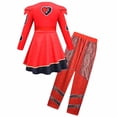 thumbnail image 3 of Red Princess Dress Rise Red Halloween Cosplay Costume Set, Dress and Pants Outfit, Halloween Cosplay Dress Up for Birthday Party, 3 of 8