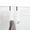 White, variant on Chrome Shower Door Hooks - Pack of 2 - Durable, Easy to Install, Special for Frameless Glass Shower Doors - Hanging Hooks for Bathroom Organization, Ideal for Towels and Bathrobes