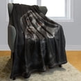 thumbnail image 4 of HommomH Black Lab Blanket, Gorgeous Labrador Dog Print, Soft Fluffy Fleece Throw 50"x60", 4 of 4