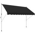 thumbnail image 1 of Outsunny Auvent Rétractable 10 X 5 Pi, Abri Pare-Soleil, Noir, 1 of 10