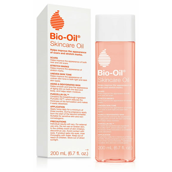 Bio-Oil 6.7 Oz/200 mL for Scars Stretch Marks Uneven Skin Tone w/ PurCellin Oil
