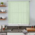 thumbnail image 5 of Sage Green Striped Sheer Curtains 54 Inches Long, Modern Simple Farmhouse Beige Light Filering Curtains, Breathable Simi Curtain Privacy Drapes for Kitchen Bathroom Lightweight Small Window Treatment, 5 of 9