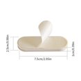 thumbnail image 4 of Maoww 4Pcs Window Pull Handle Safety Door Self-Stick Knob Plastic Cabinet Drawer Handle Sticker Stick, 4 of 7