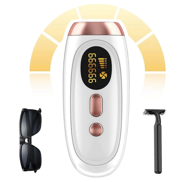 Permanent IPL epilator for women and men - painless hair removal for underarms, legs, arms, face and bikini line