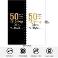 thumbnail image 2 of 50th Wedding Anniversary for Couples Golden 50th Anniversary for Parents 50 Years of Being Mr. Right Mrs. Always Right Gift Wedding Anniversary Blanket Gifts for Husband Wife Parents Grandparents, 2 of 5